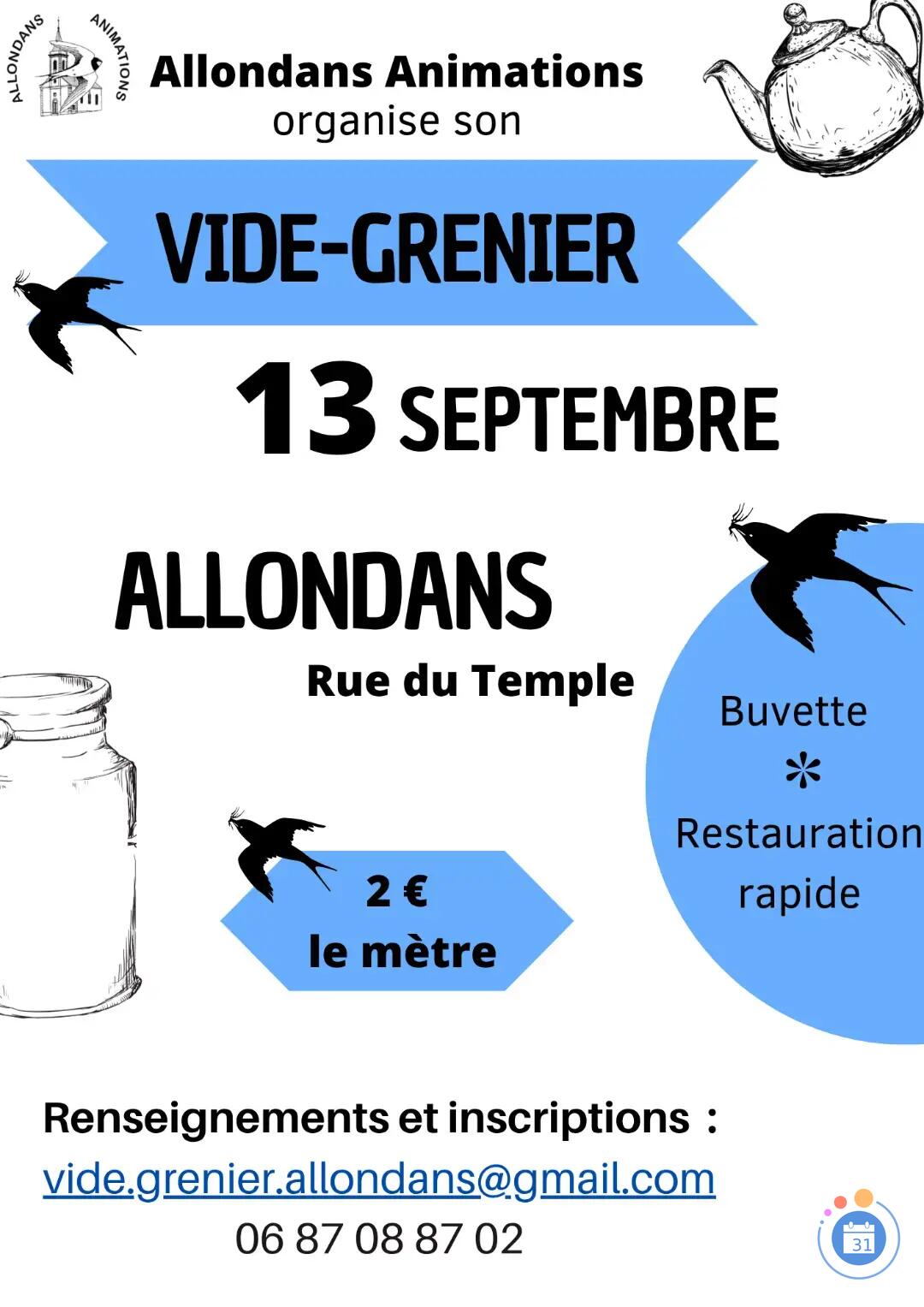 Image Vide-grenier Allondans (photo 1)