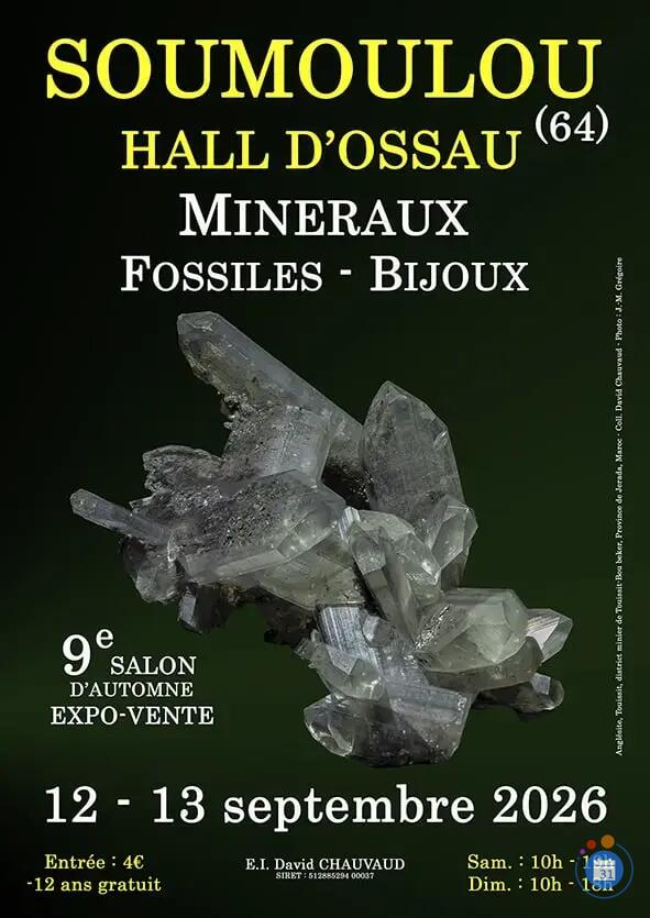 Image 9e SALON MINERAUX FOSSILES d'automne de SOUMOULOU (64) (photo 1)