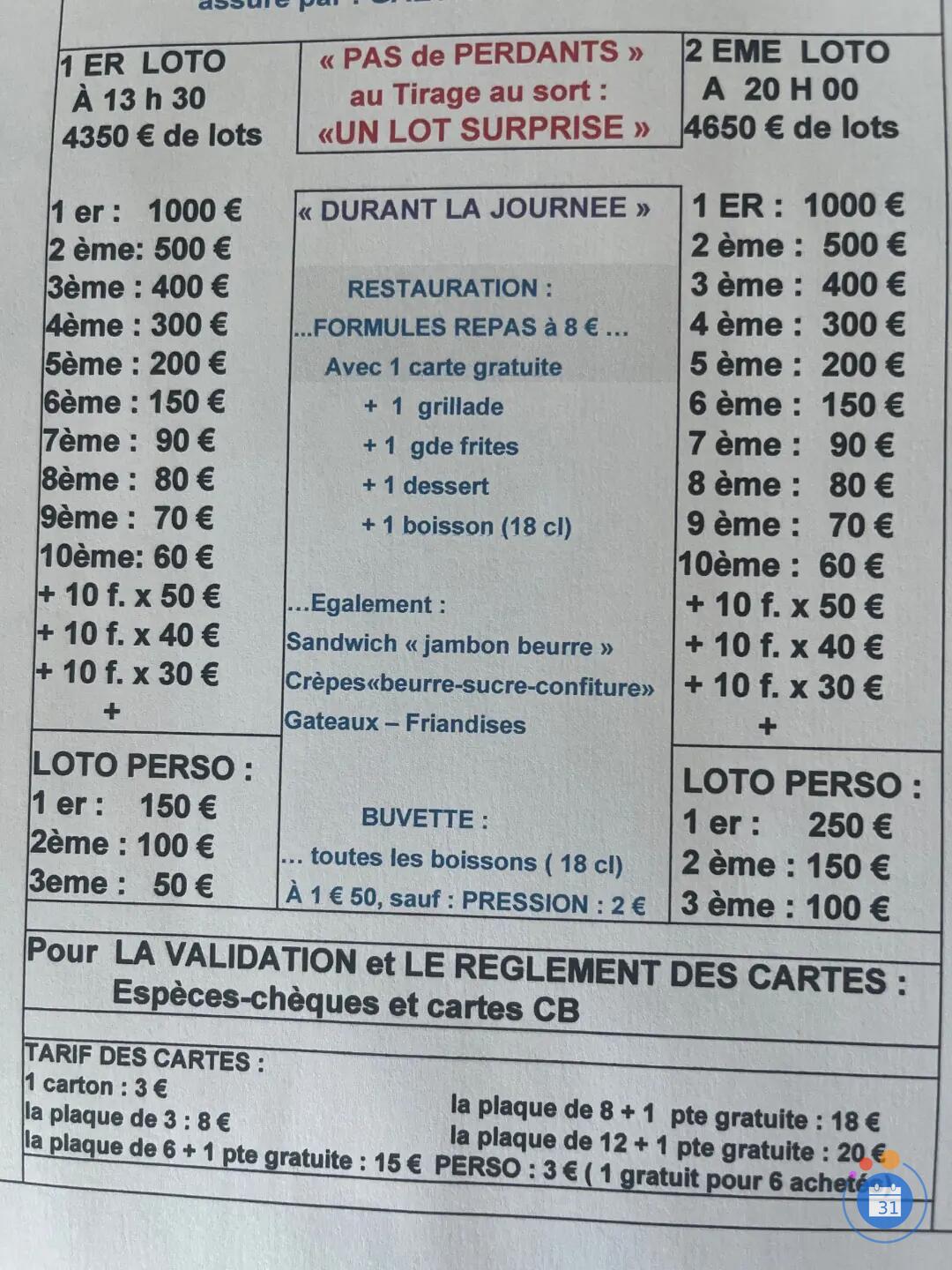 Image MEGA DOUBLE LOTO (Gaetan) (photo 2)