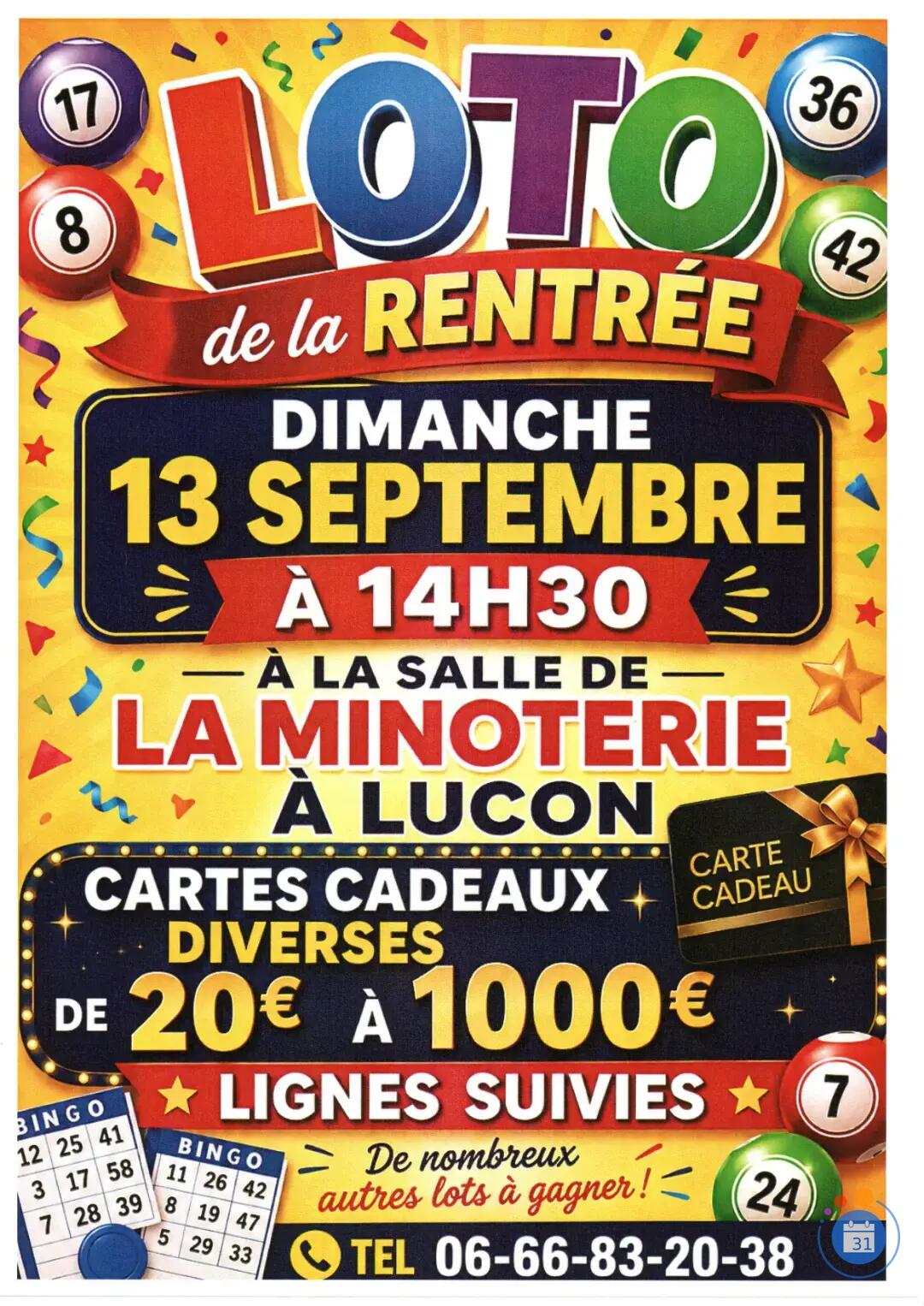 Image Loto de La Rentrée (photo 1)