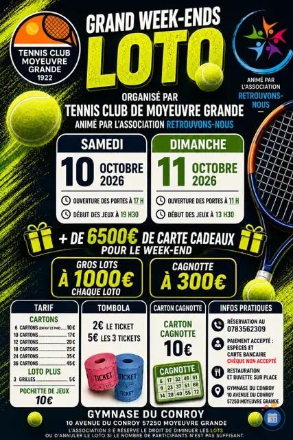 Image LOTO TENIS CLUB DE MOYEUVRE GRANDE (photo 1)