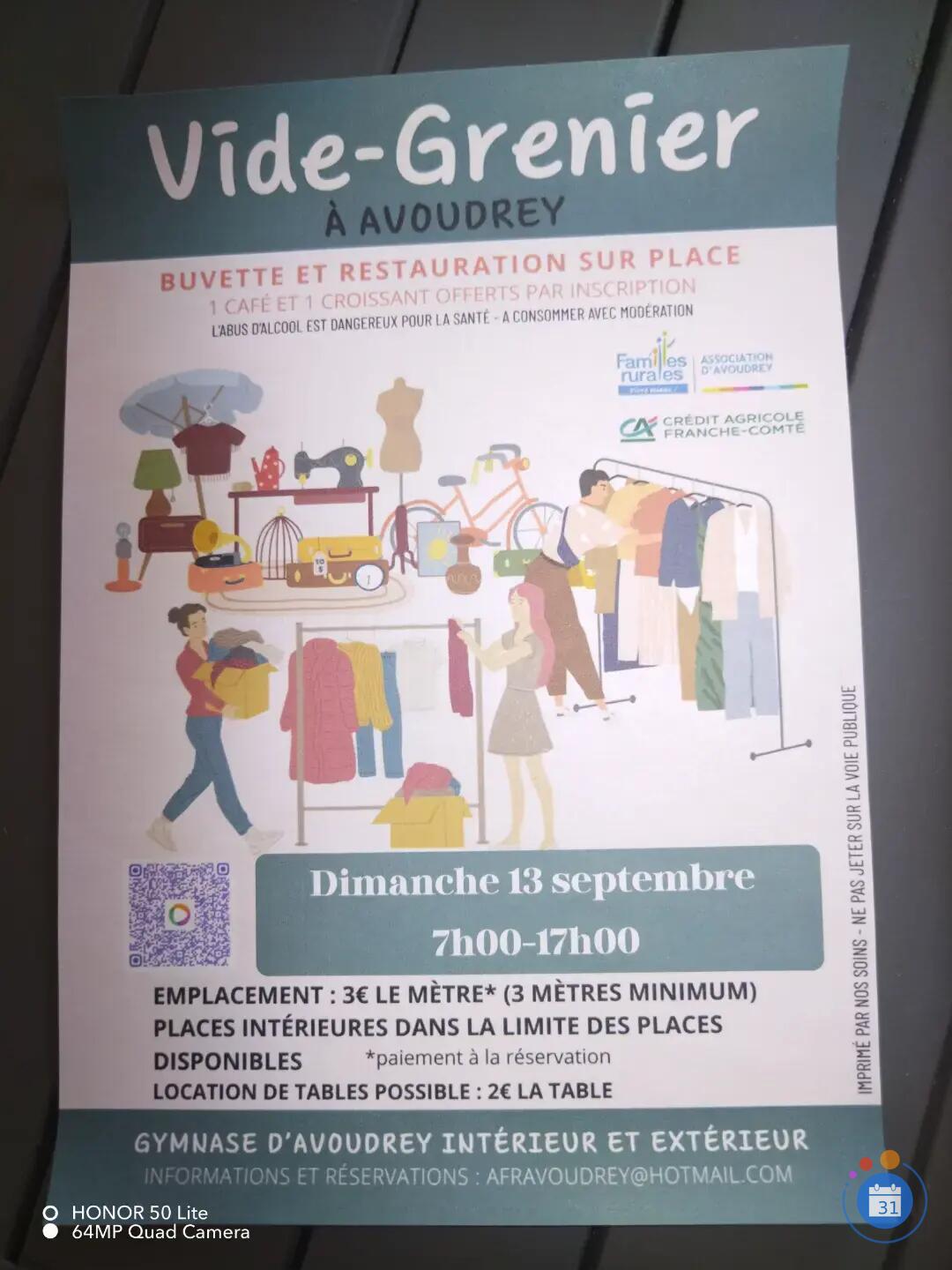 Image Vide-grenier à Avoudrey (photo 1)