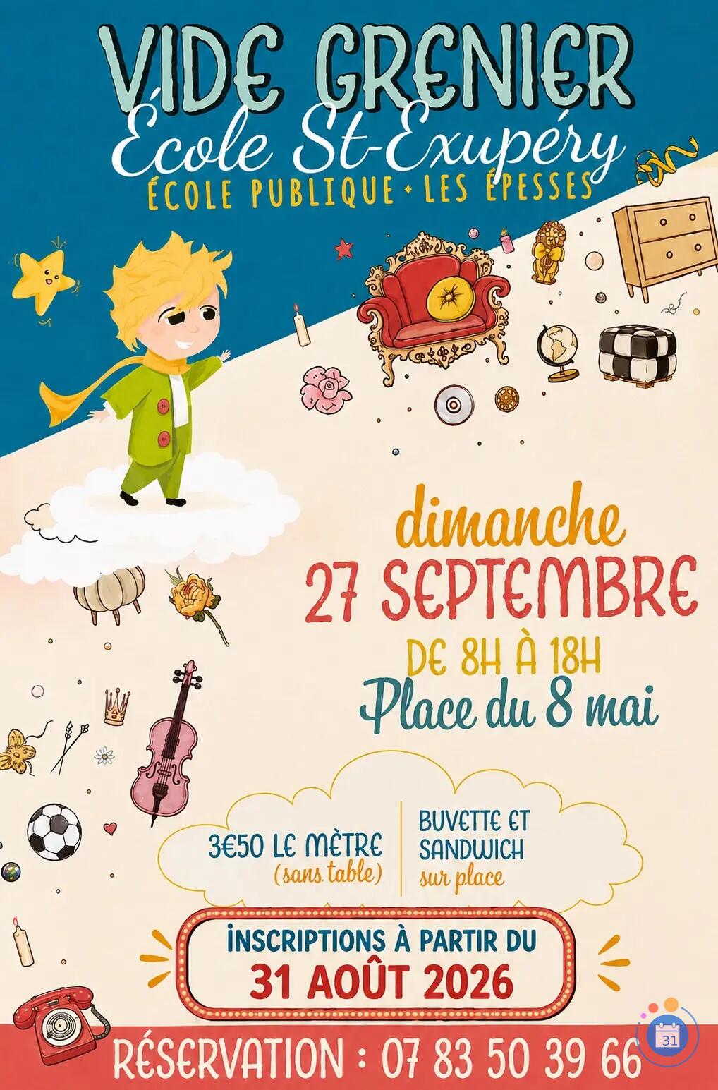 Image Vide grenier de l'A.P.E Ecole St Exupéry (photo 1)