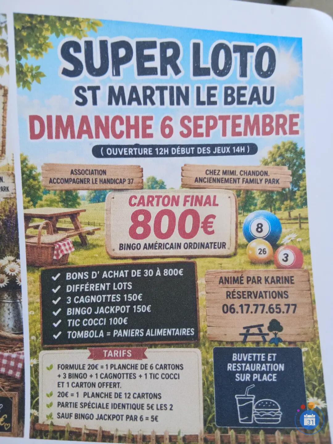 Image Loto assoc AH37 ANIME PAR KARINE (photo 1)