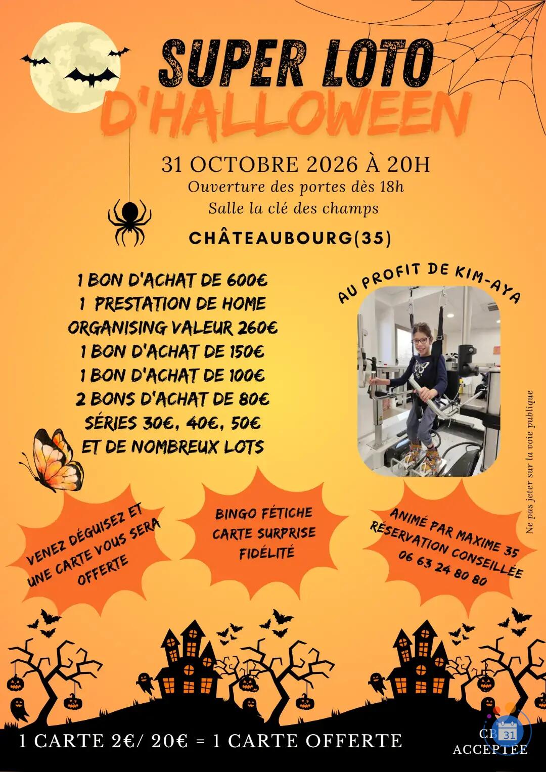 Image loto d'halloween SOLIDAIRE pour Kim-Aya (photo 1)
