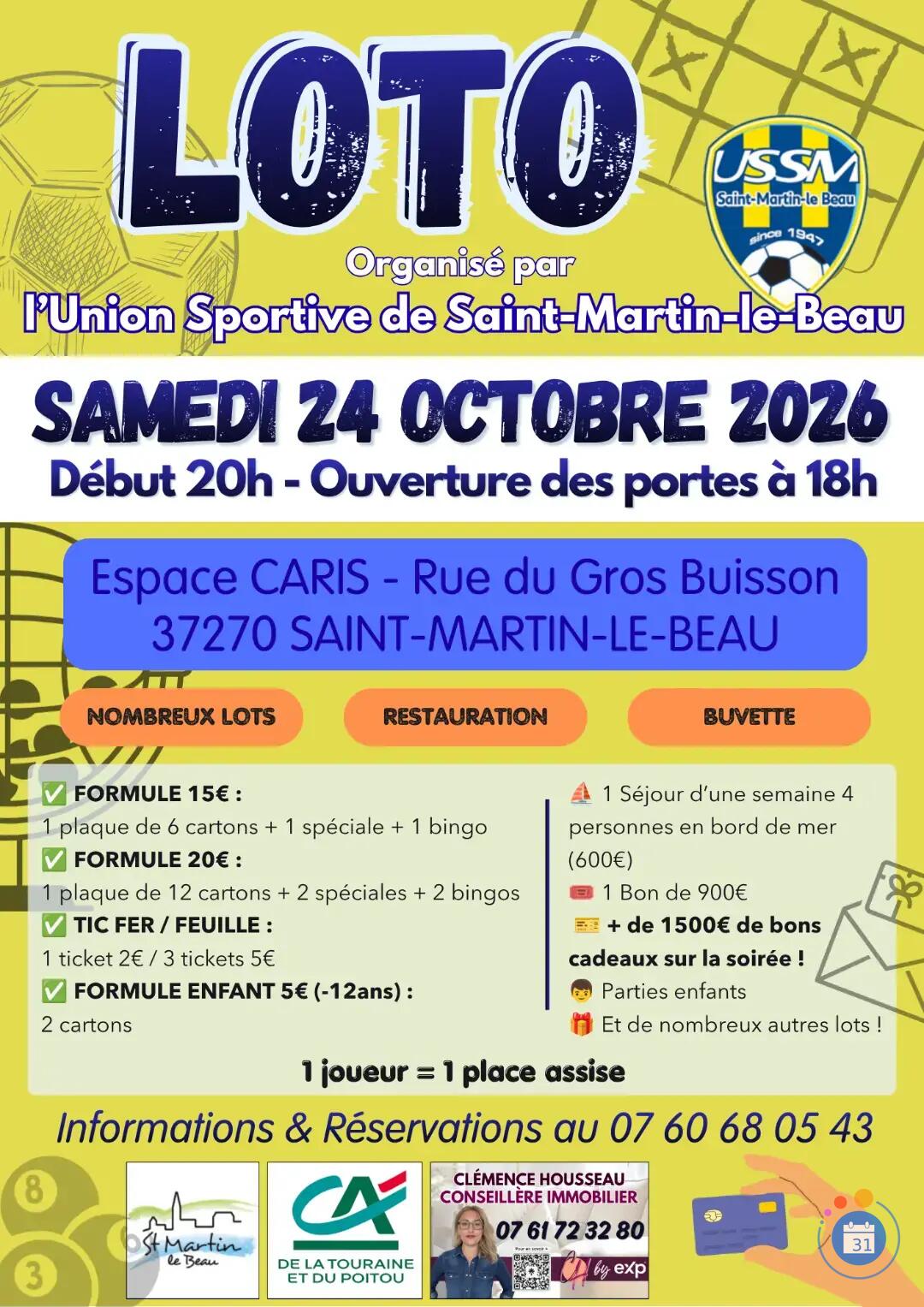 Image LOTO de l'Union Sportive de Saint-Martin-le-Beau (photo 1)