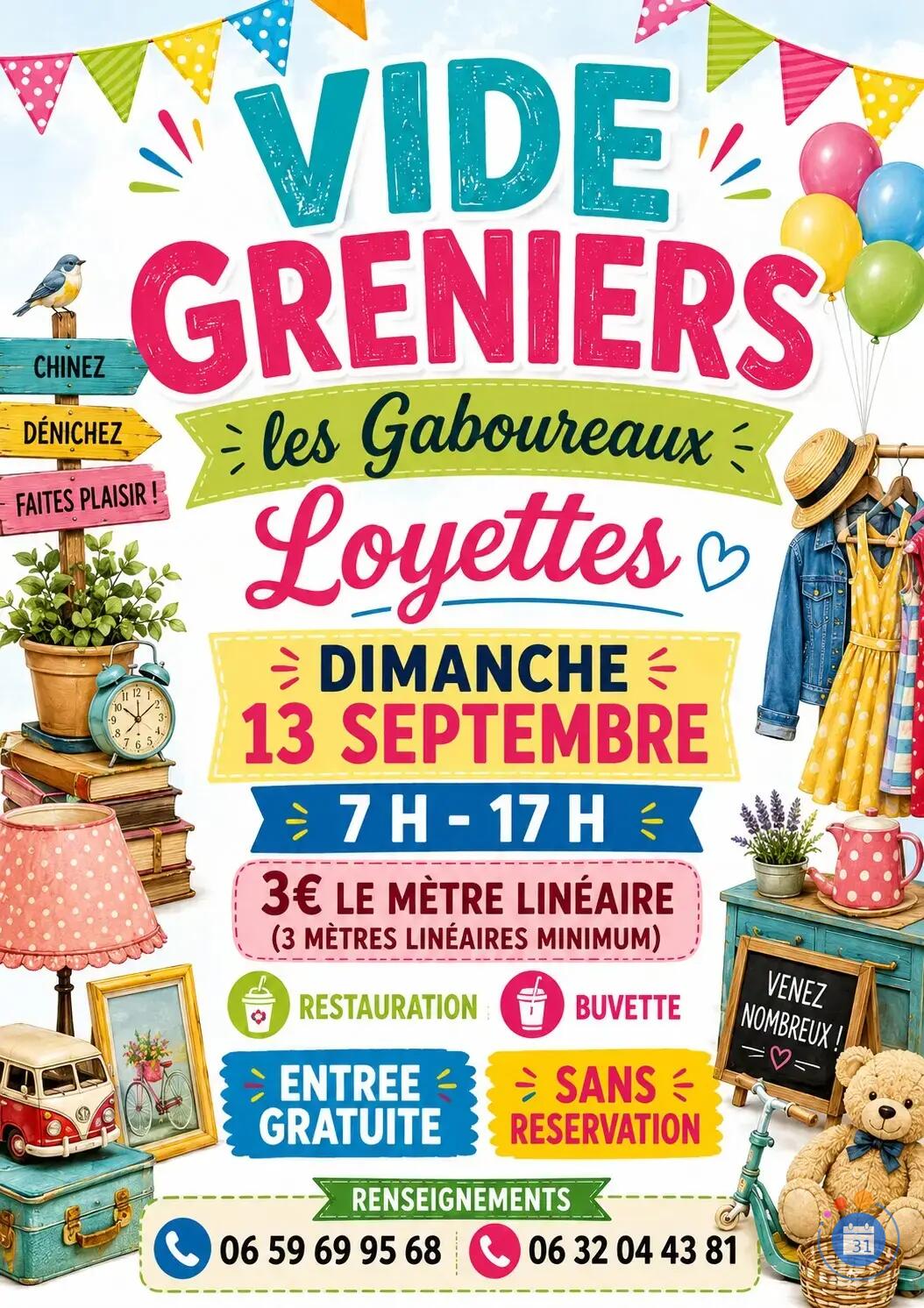 Image 25 EME VIDE GRENIERS DES GABOUREAUX (photo 1)