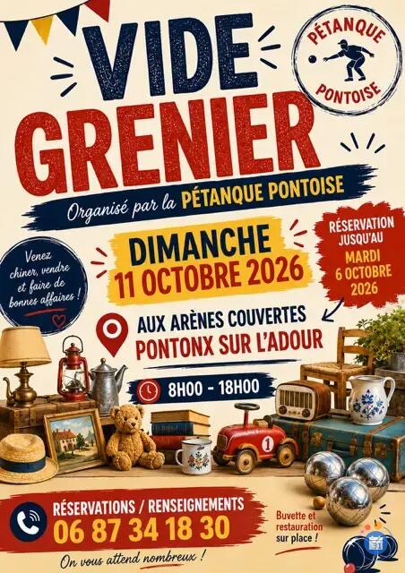 Image VIDE GRENIER DE LA PETANQUE PONTOISE (photo 1)