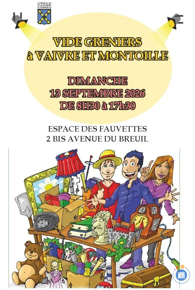 Image Vide Greniers Vaivre et Montoille (photo 1)