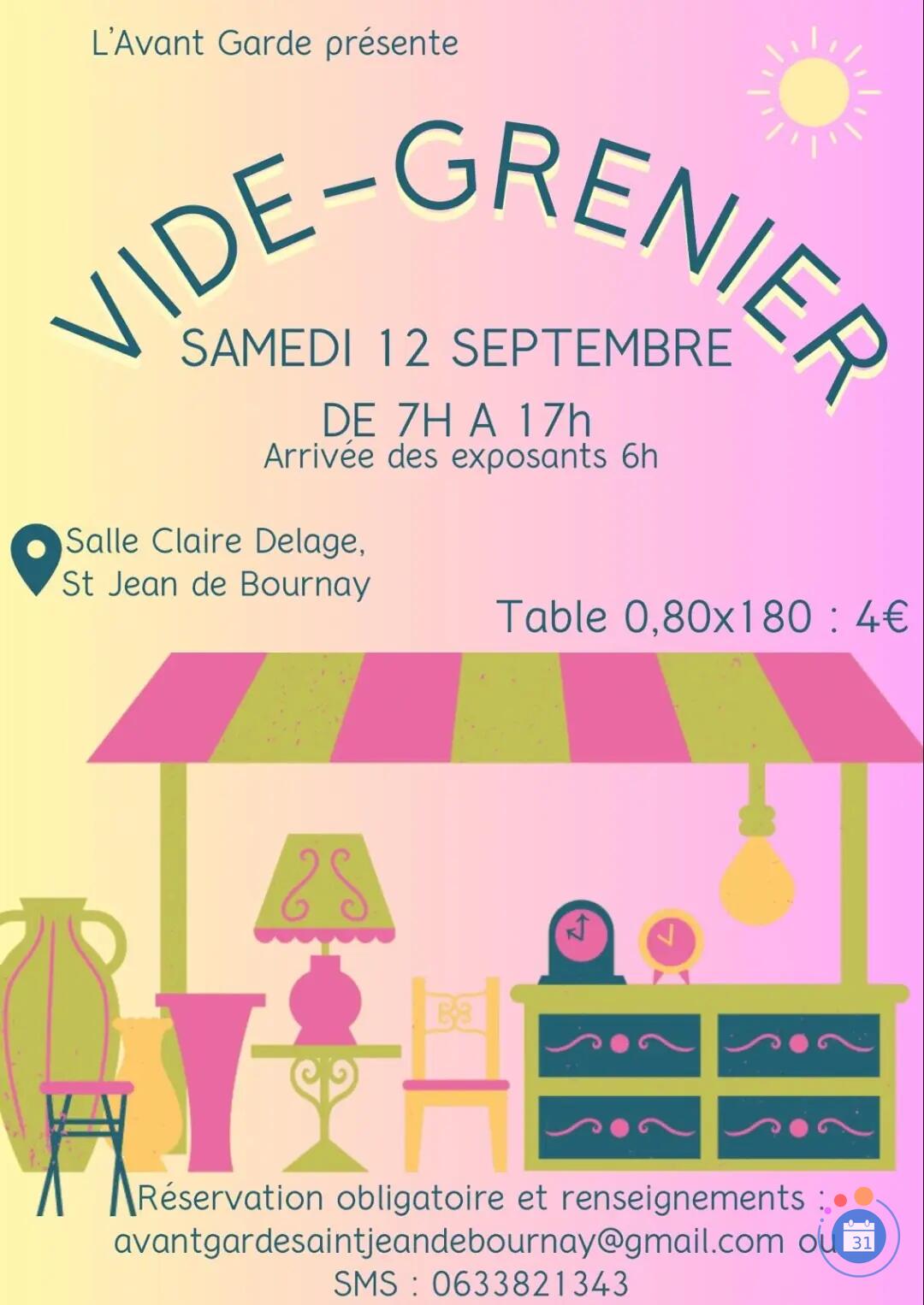 Image vide grenier avant garde St Jean de Bournay (photo 2)