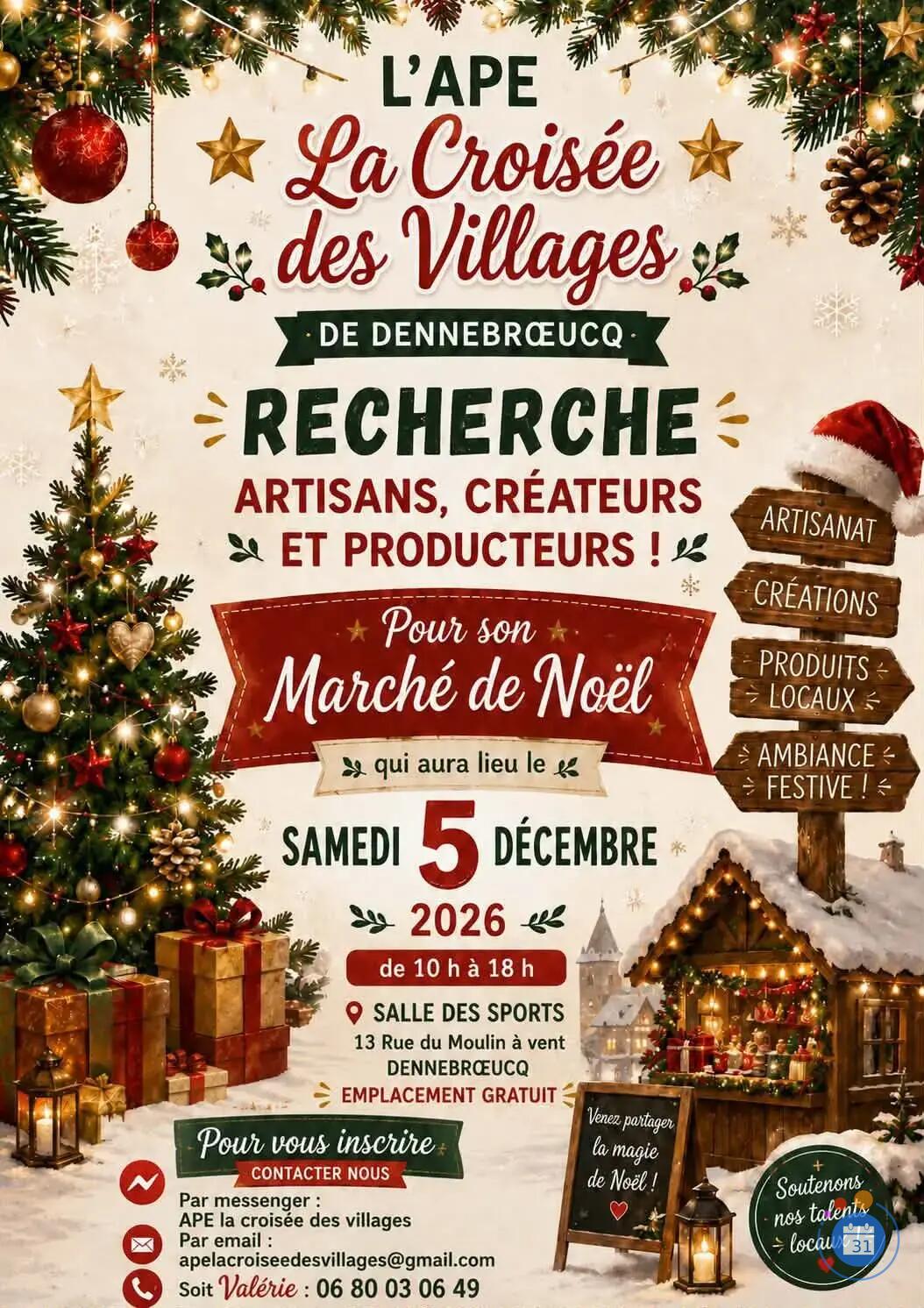 Image Marché de Noël de l'Ape la Croisée des Villages (photo 1)