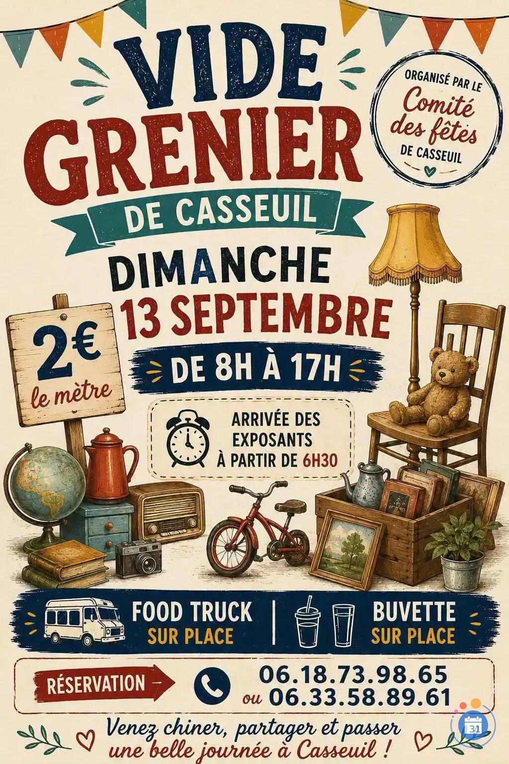Image Vide grenier du Comité des fêtes De Casseuil (photo 1)