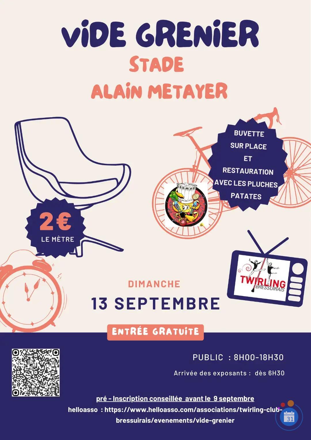 Image VIDE GRENIER DU TWIRLING CLLUB BRESSUIRAIS (photo 1)