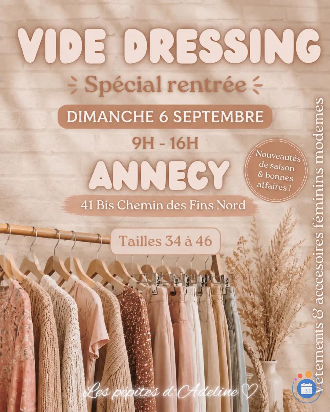 Image VIDE-DRESSING DE RENTRÉE – ANNECY (photo 1)
