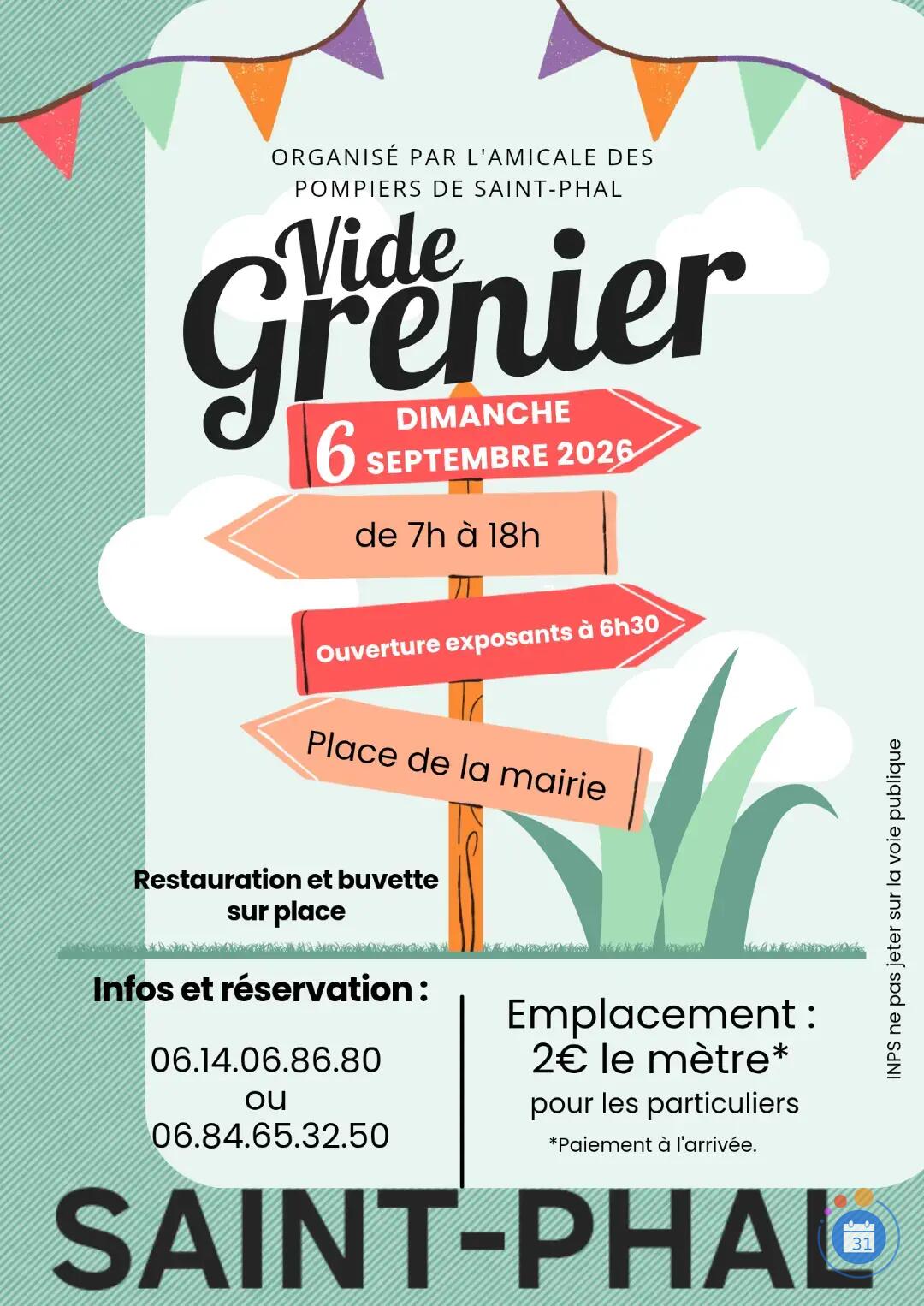 Image Vide Grenier des Sapeurs-Pompiers (photo 1)