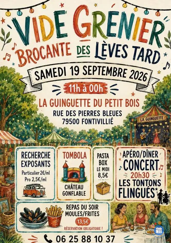Image Vide grenier des lèves tard (photo 1)