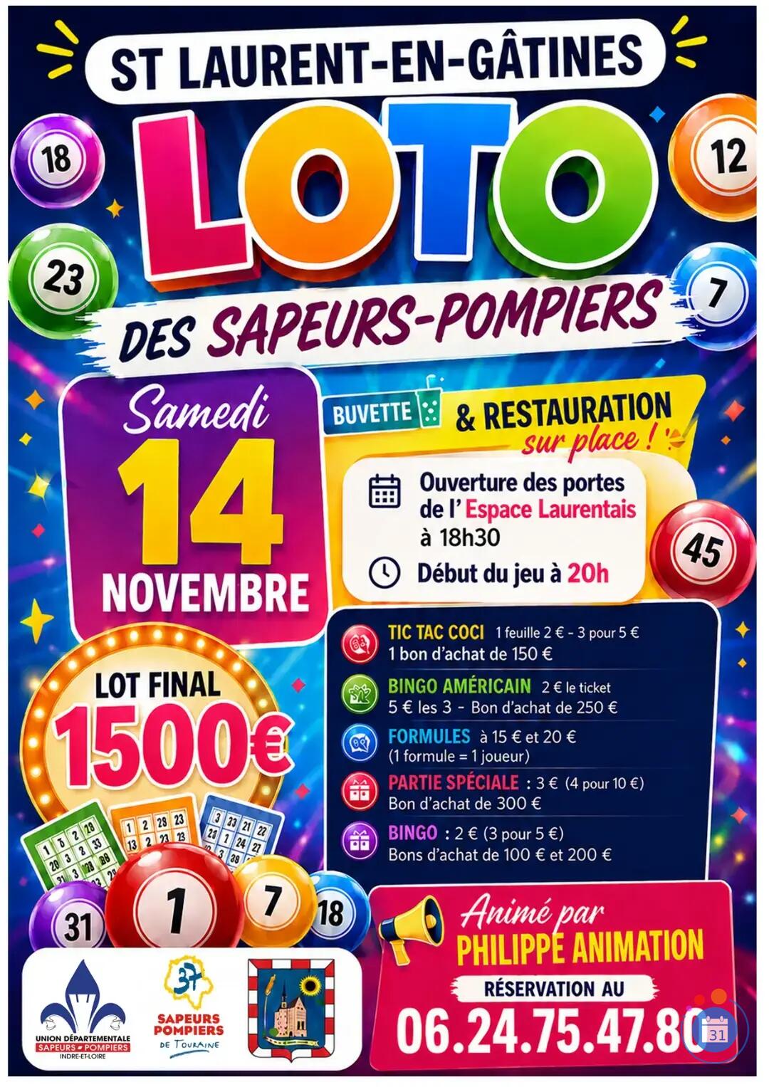 Image Loto des Sapeurs Pompiers (photo 1)