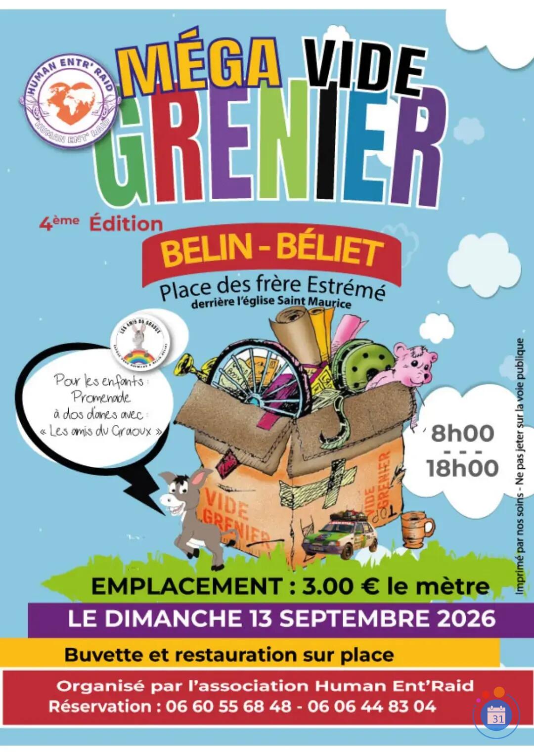 Image Méga vide grenier 4èmes éditions (photo 1)