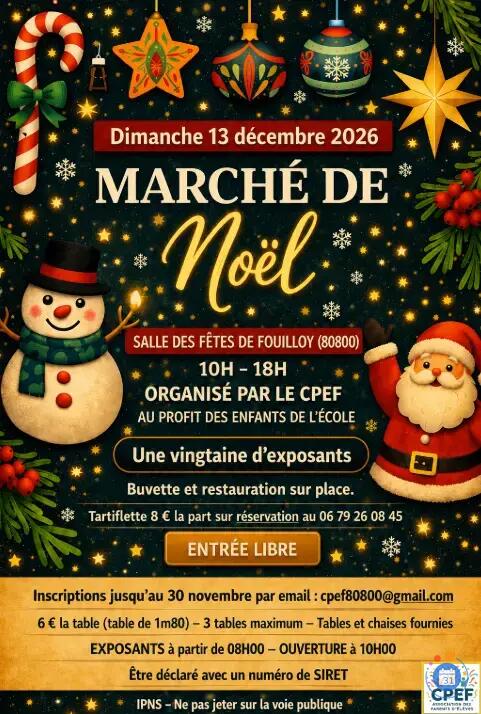Image Marché de Noel - Fouilloy - CPEF (photo 2)