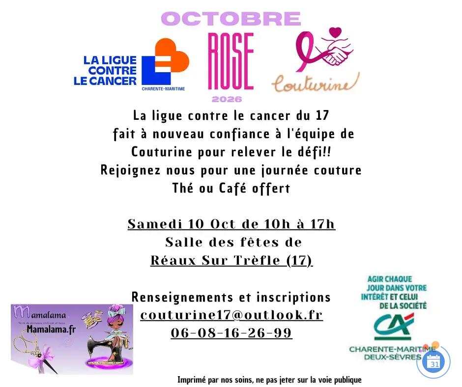 Image Journée Challenge Couture Octobre Rose (photo 1)