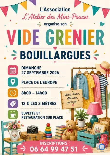 Image Vide grenier de l'association l'atelier des Mini-pouces (photo 1)