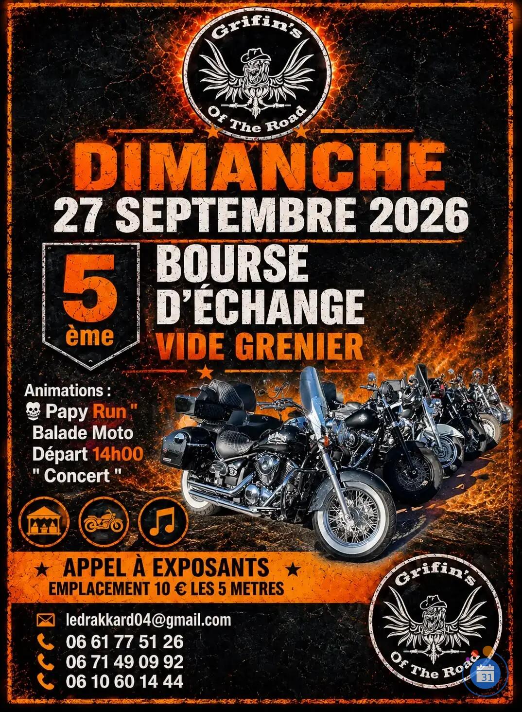 Image 5 eme bourse d échange vide grenier grifin's of the road (photo 1)