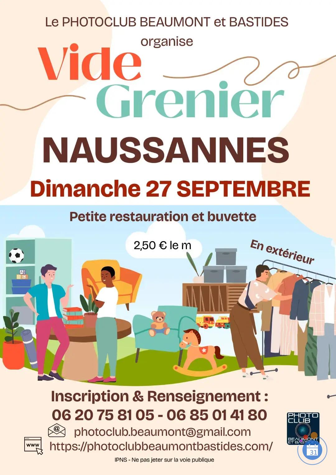 Image Vide grenier annuel photoclub beaumont et bastides (photo 2)