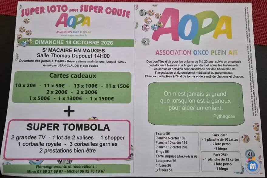 Image SUPER LOTO pour SUPER CAUSE (photo 1)