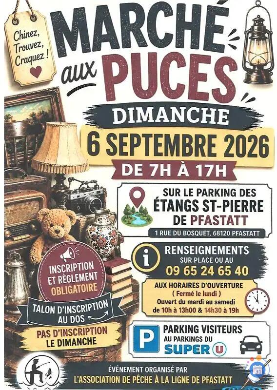 Image Marché aux puces sur le parking des étangs Saint-Pierre (photo 1)