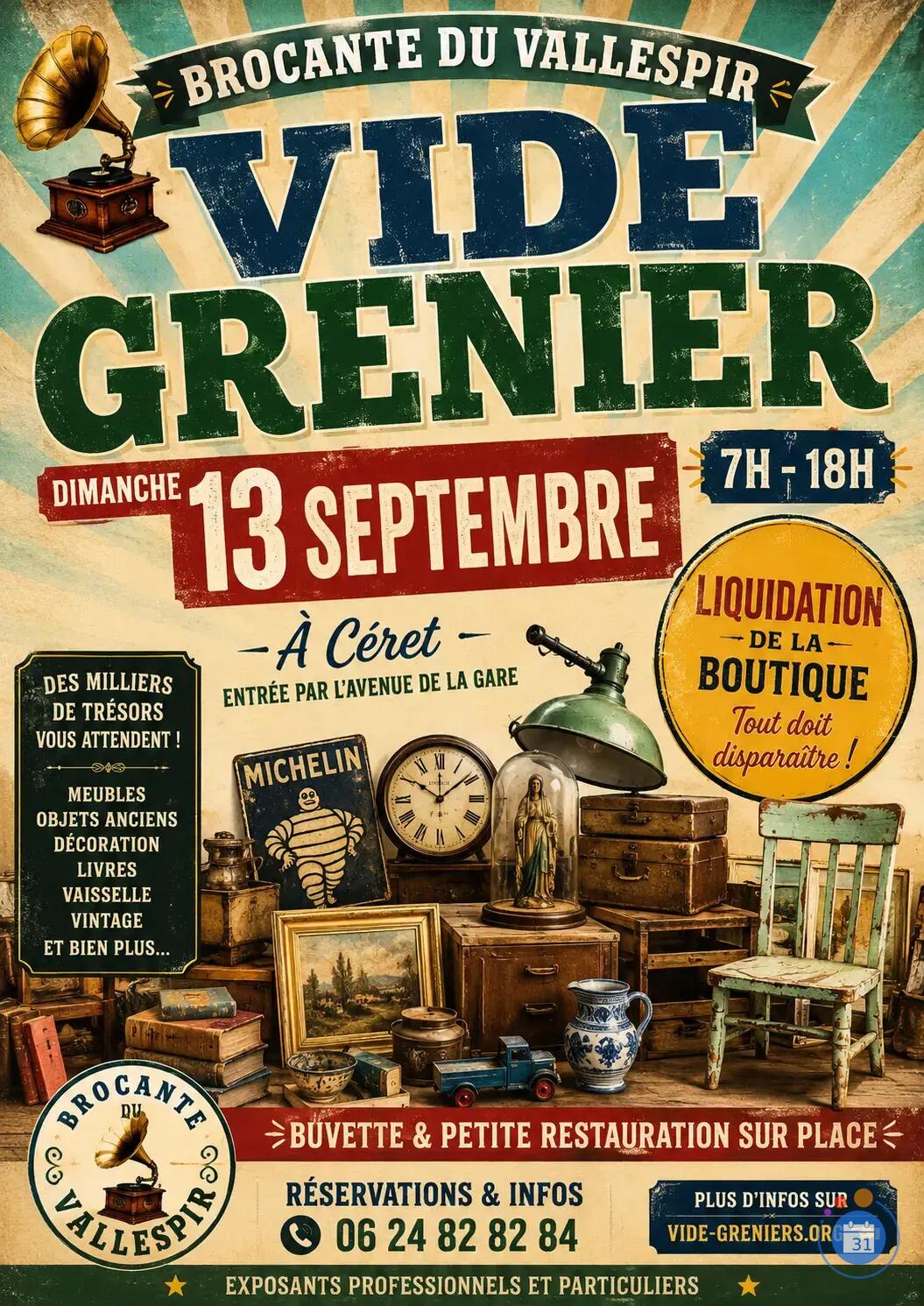 Image Vide grenier de la brocante du Vallespir (photo 1)