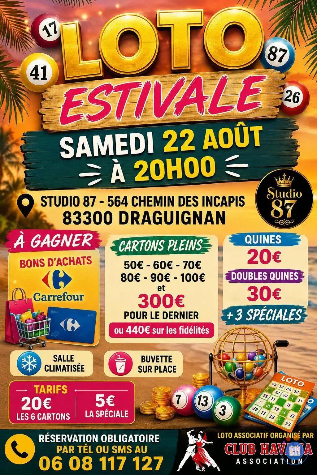 Image Super Loto Draguignan au Studio 87 (photo 1)