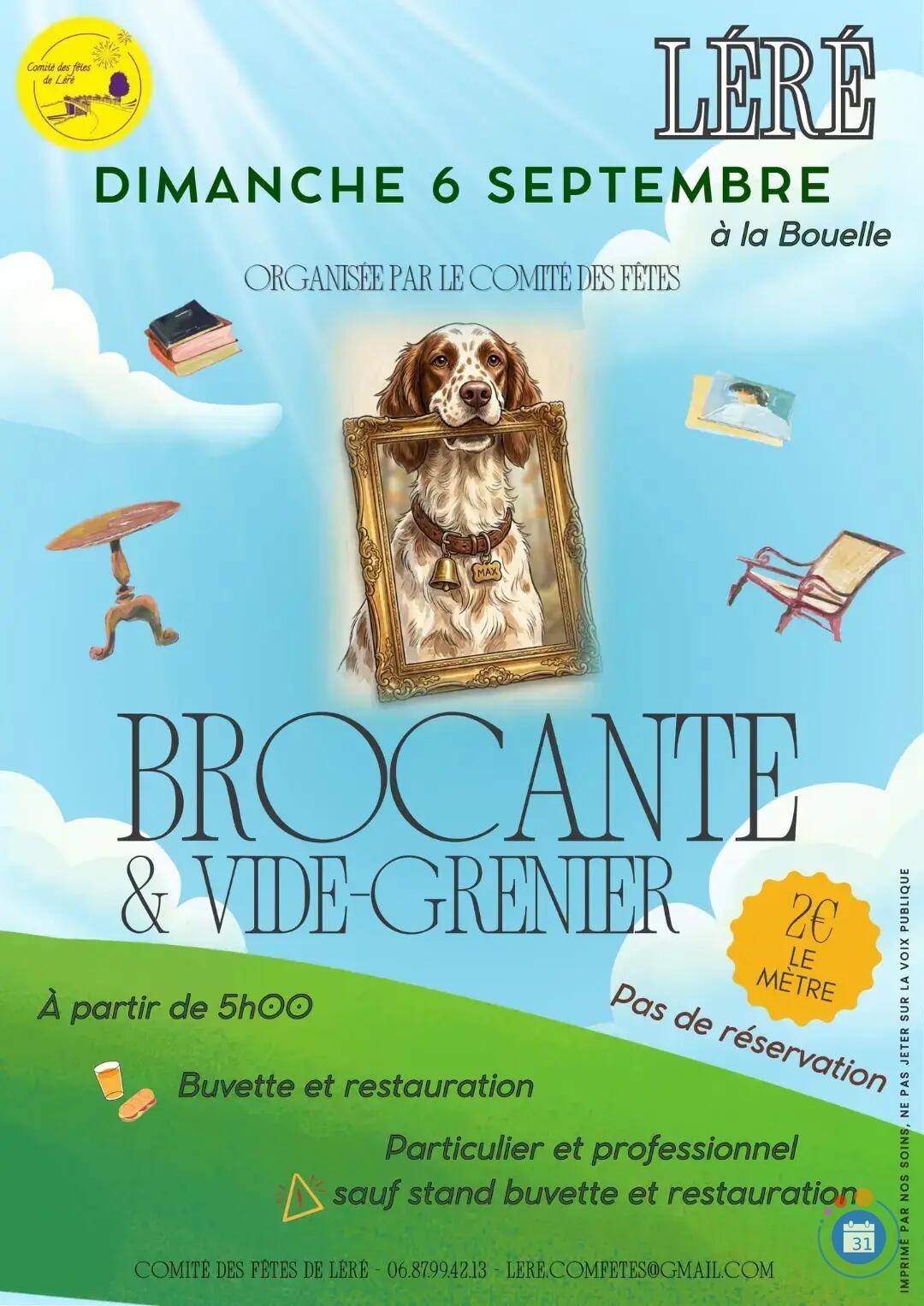 Image Vide grenier - brocante à la Bouelle (photo 1)