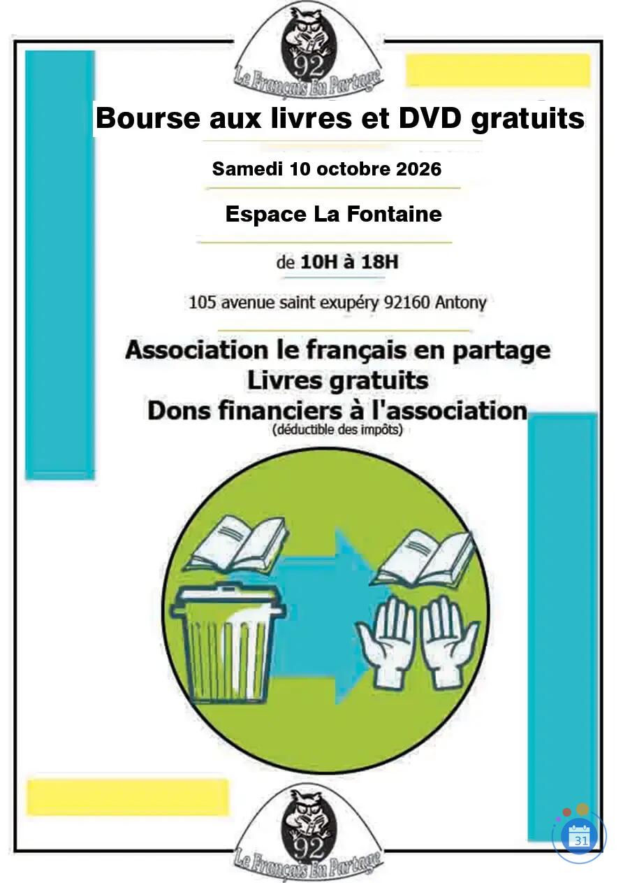 Image bourse aux livres et DVD gratuits (photo 1)