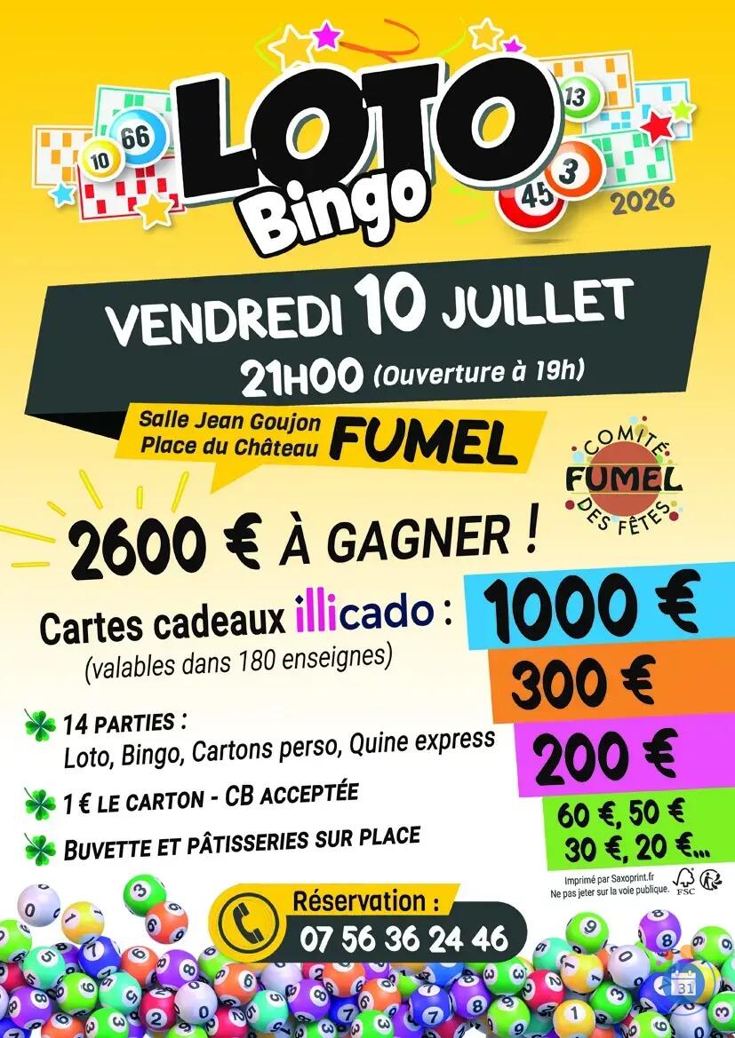 Image LOTO DU COMITE DES FETES DE FUMEL (photo 1)