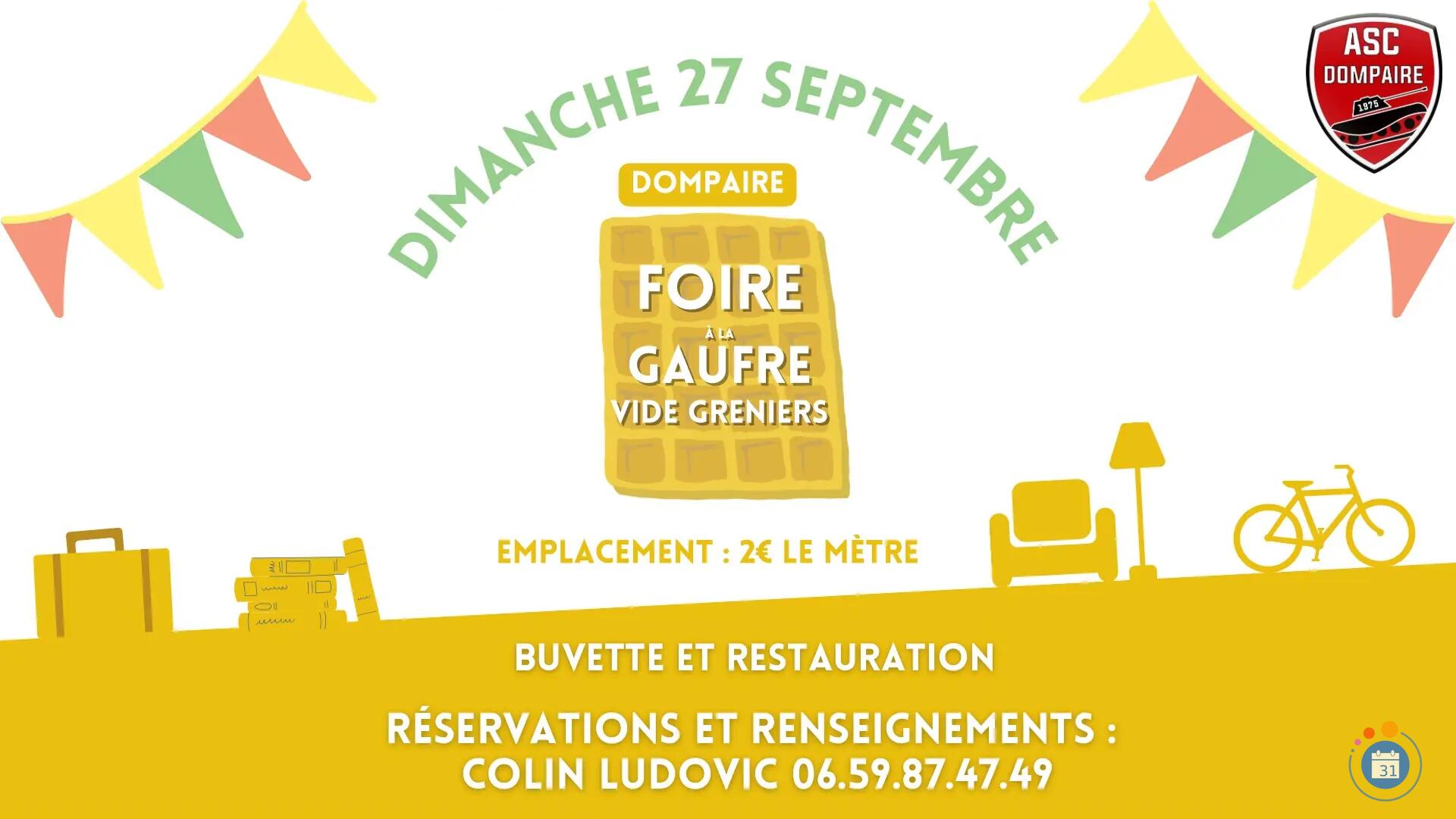 Image Foire à la gaufre et vide greniers (photo 1)