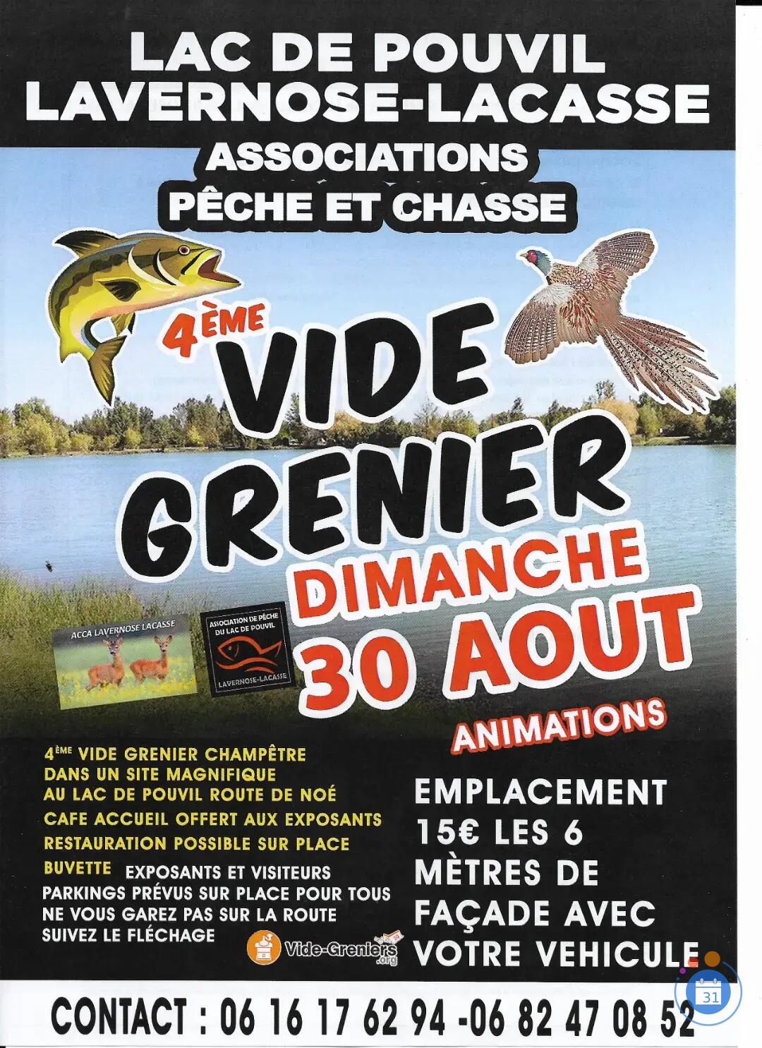 Image 4ème Vide Grenier de l'association de pêche et de chasse (photo 1)
