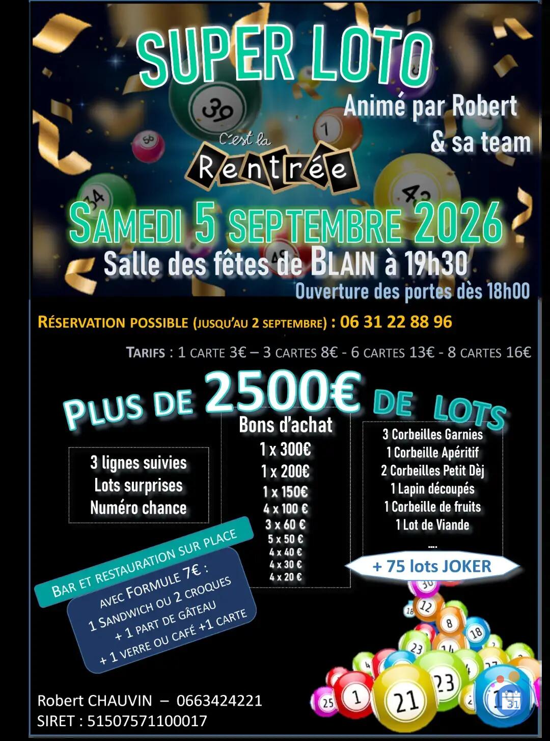 Image Super Loto de la rentrée (photo 1)
