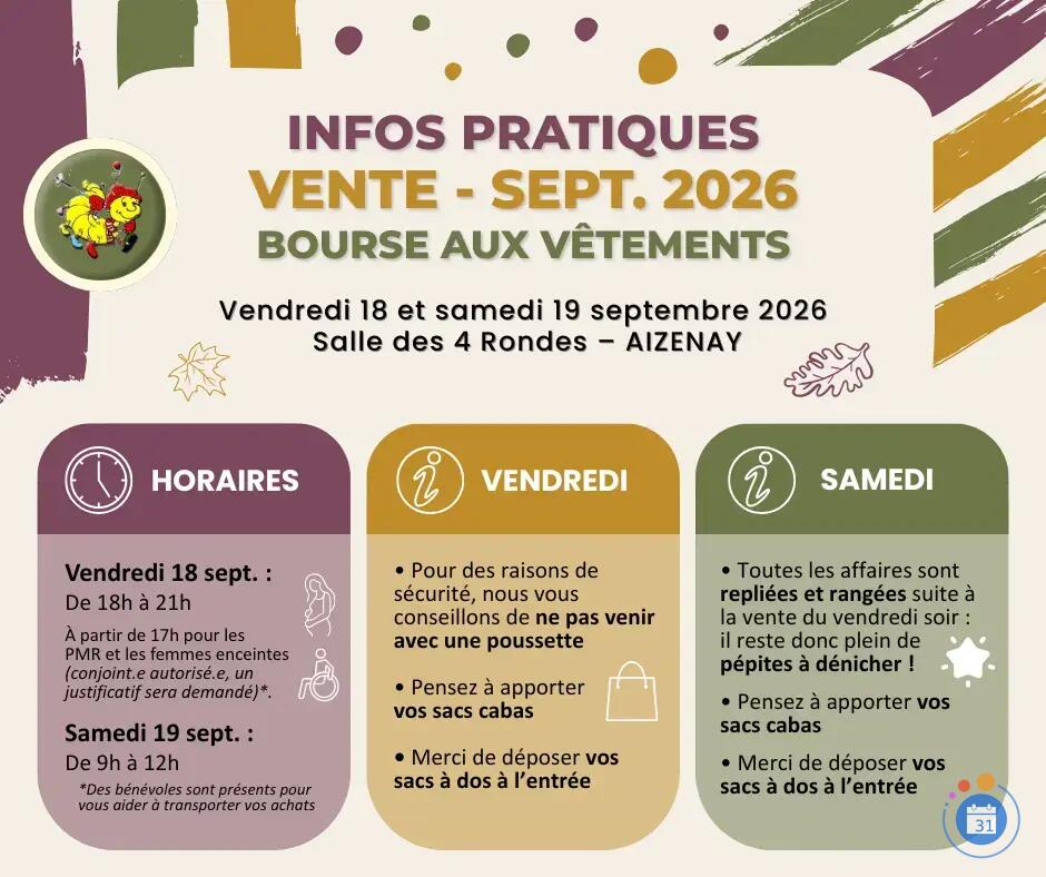 Image Bourse aux vêtements Le Mille Pattes - Automne Hiver 2026 (photo 3)