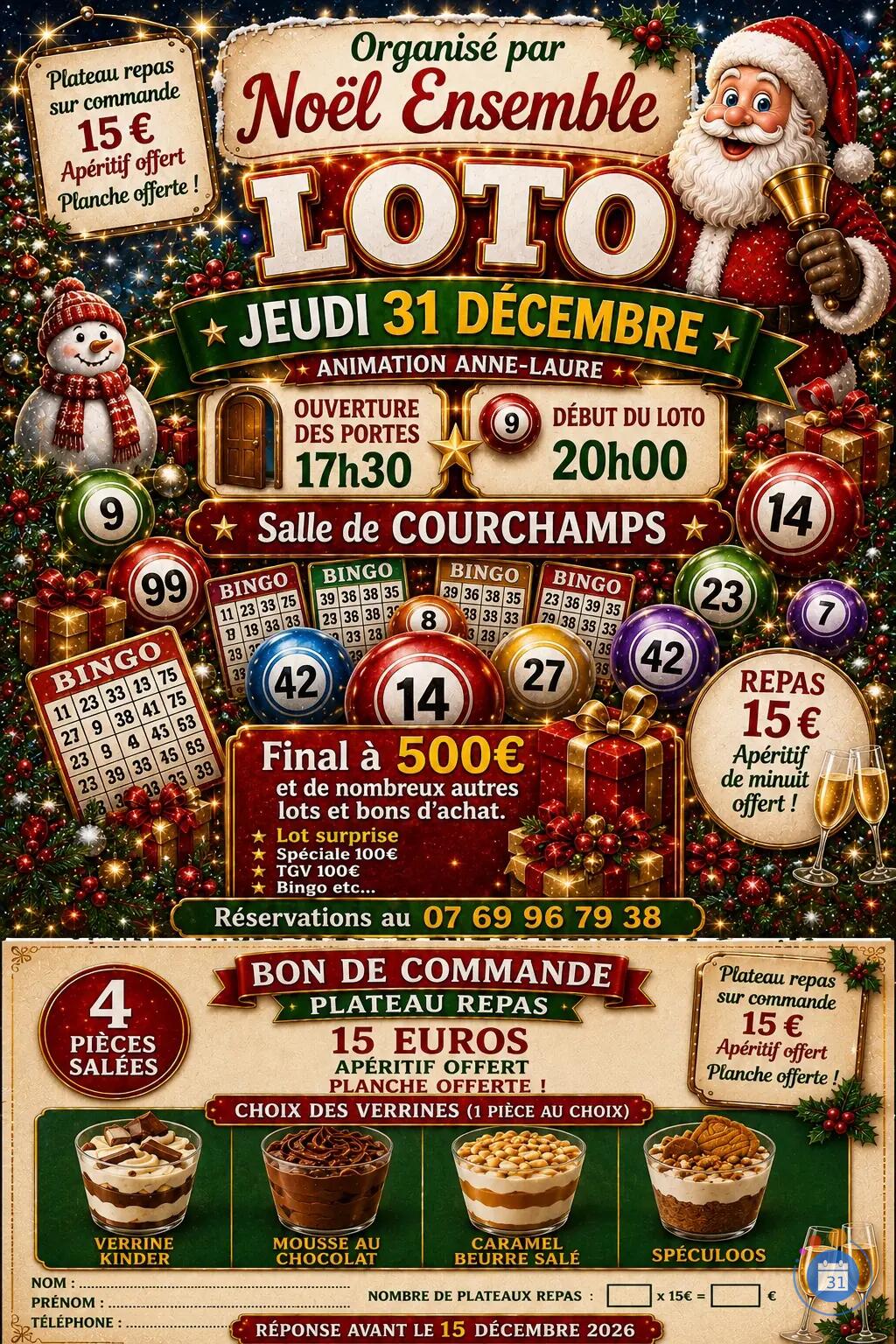 Flyer Mega loto animation Anne Laure