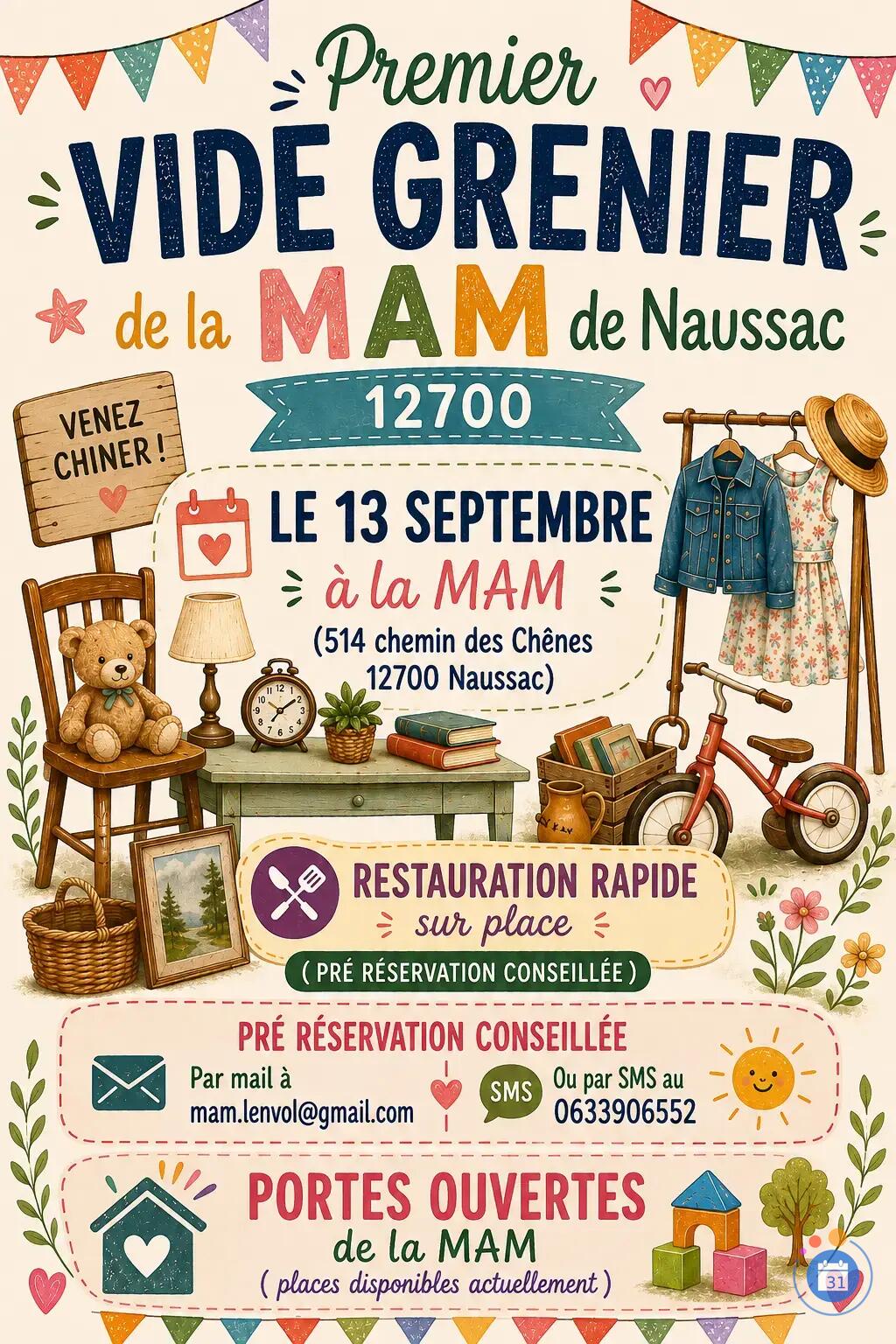 Image 1er vide grenier de la MAM (photo 1)
