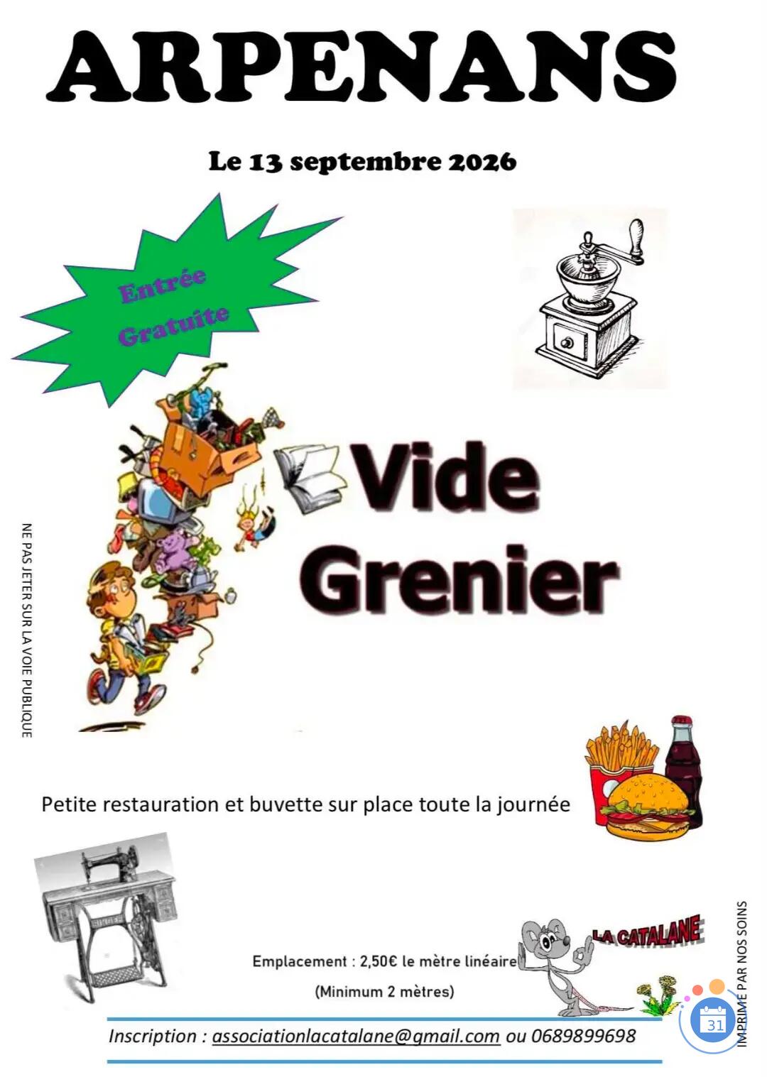Image Vide grenier Arpenans (photo 1)