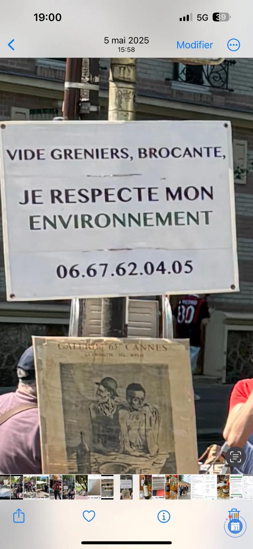 Image Vide greniers brocante rue des Pyrénées du numéro 23 au 89 métro Maraichers (photo 1)