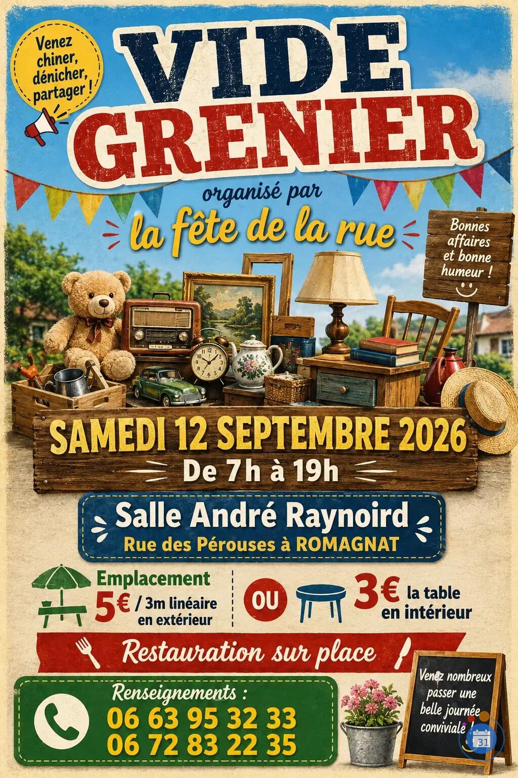 Image VIDE GRENIER organisé par 