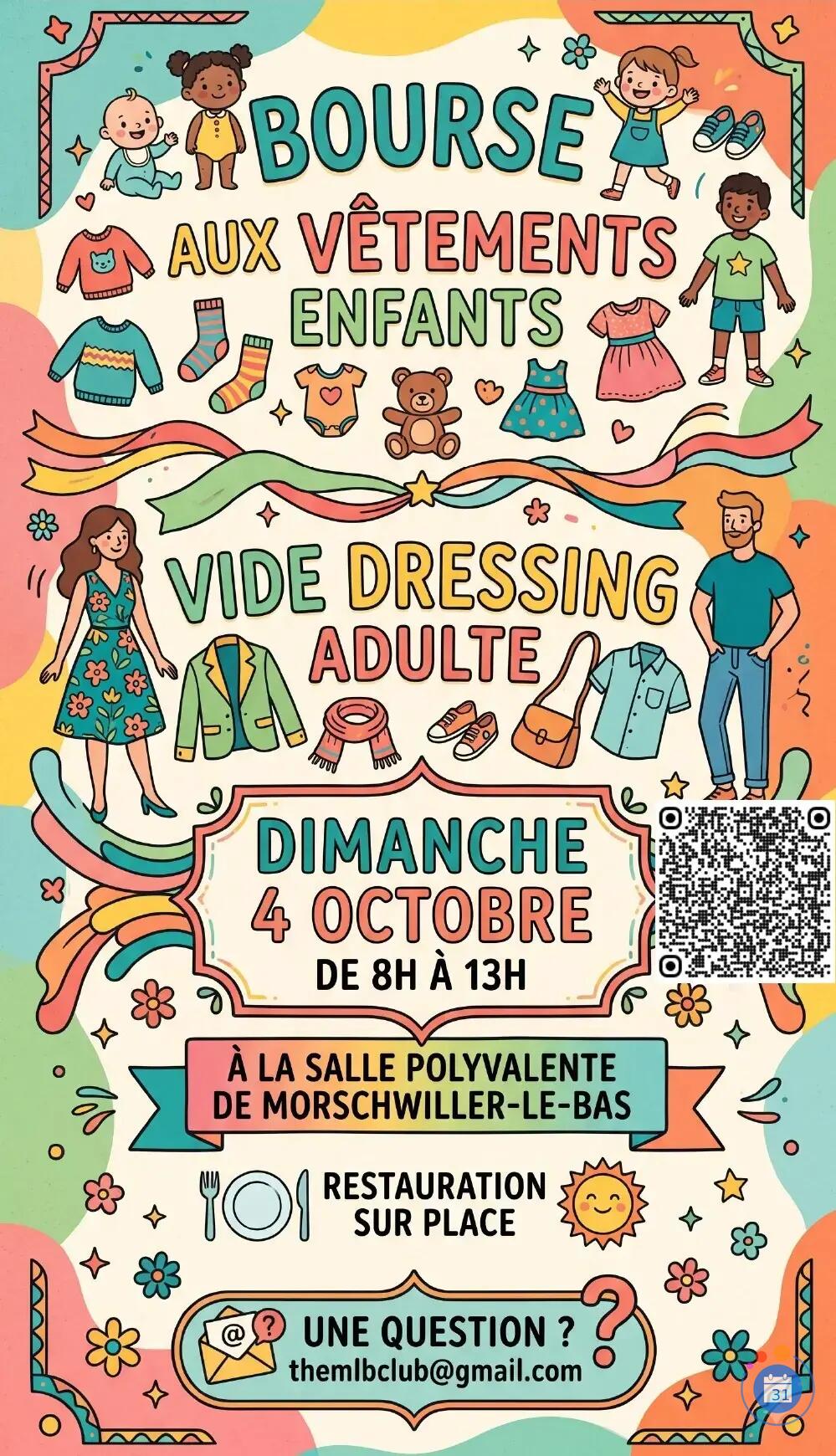 Image Vide-dressing et bourses aux vêtements enfants (photo 1)