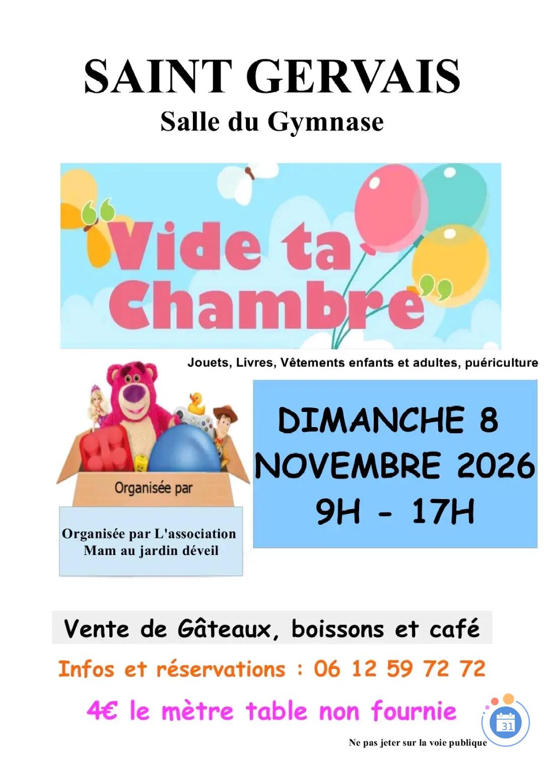 Image Vide ta chambre (photo 1)