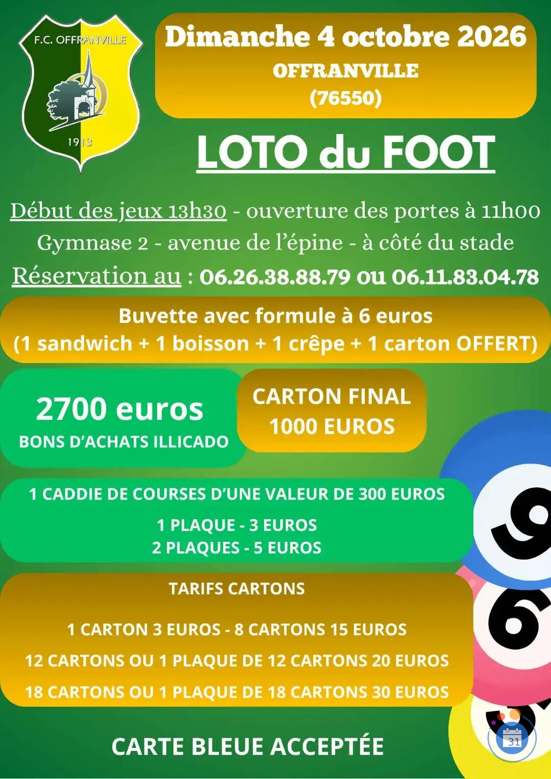 Image Loto du FC Offranville (photo 1)
