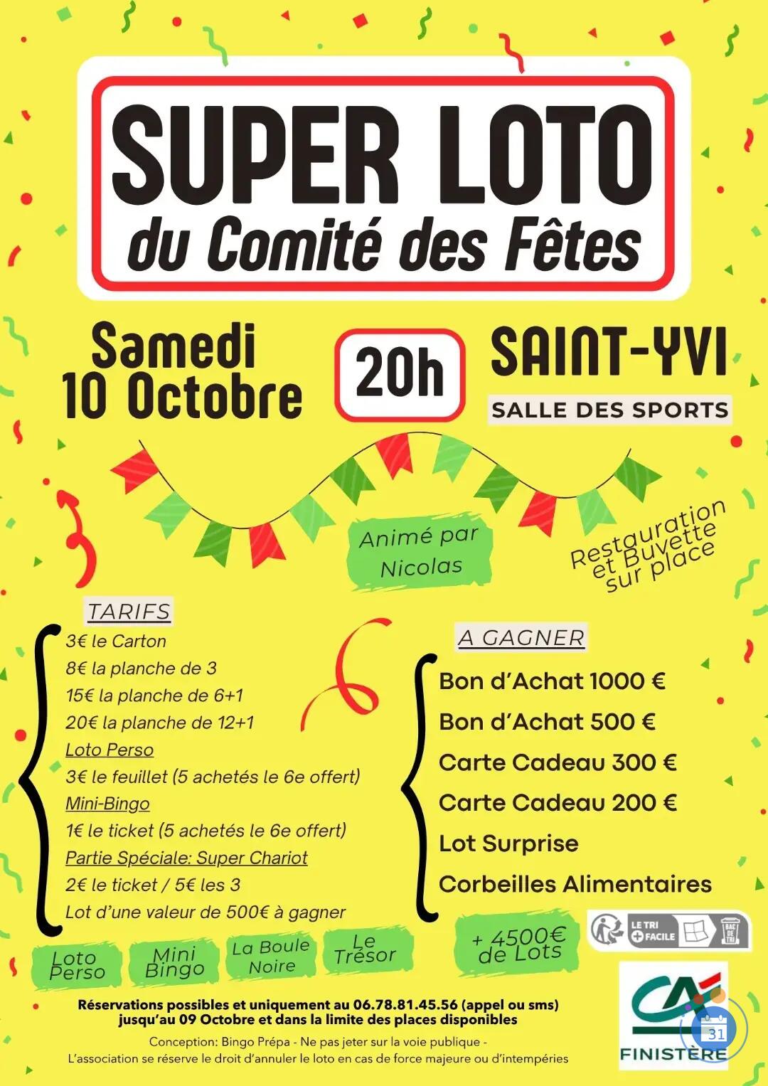 Image Super loto du Comité des Fêtes (photo 1)