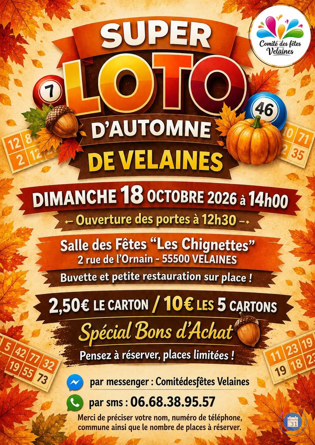Image LOTO AUTOMNE (photo 1)