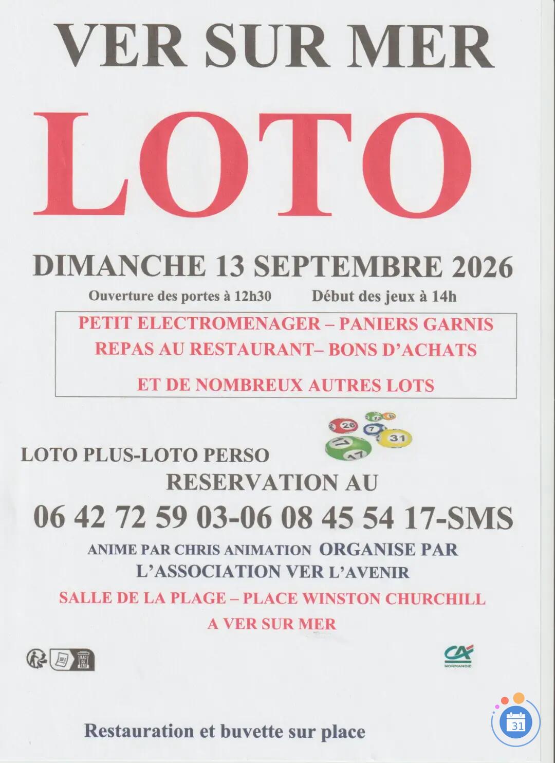 Image LOTO A VER ANIME PAR CHRIS ANIMATION (photo 1)