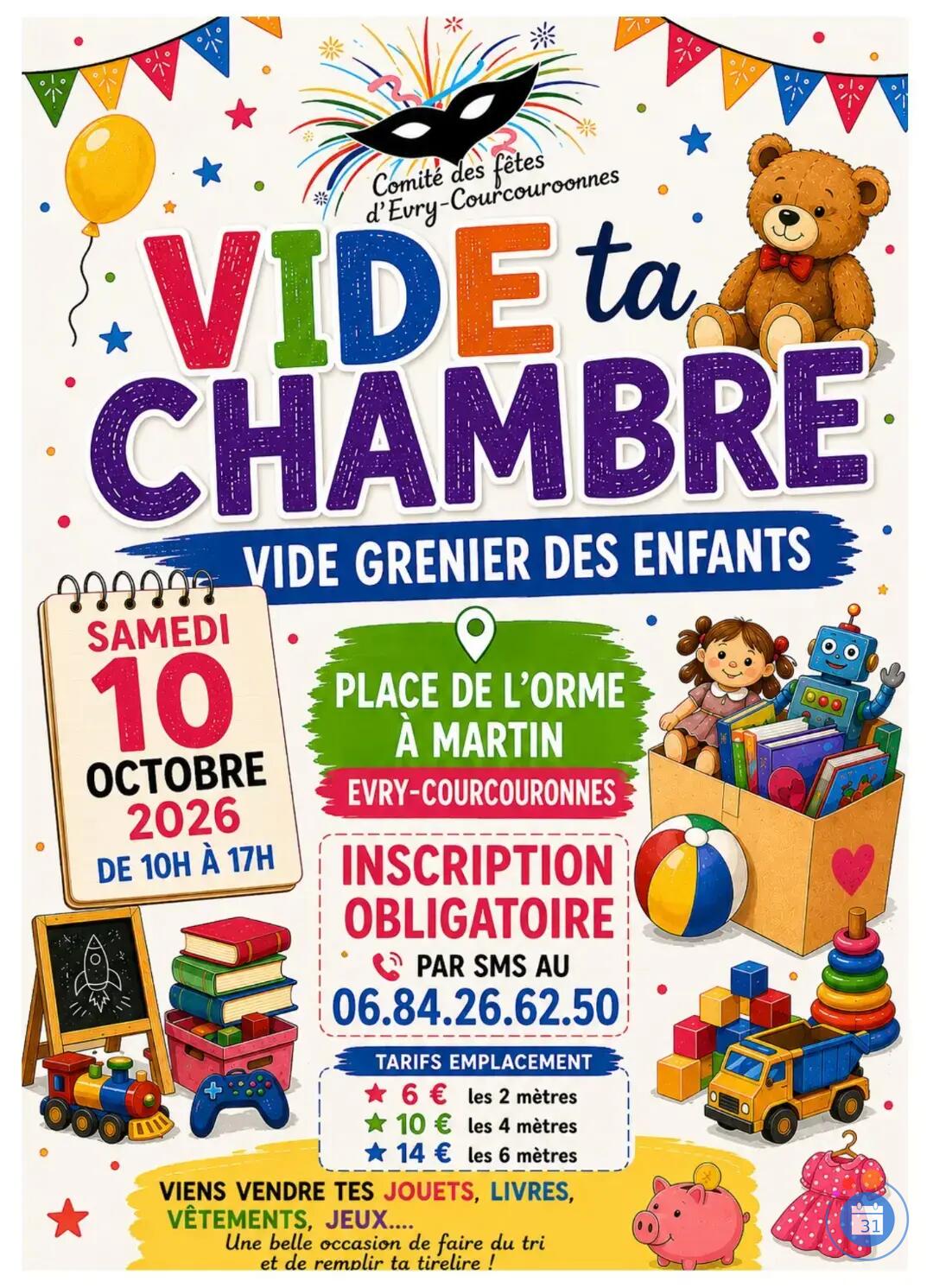 Image Vide ta chambre. Vide grenier enfants (photo 1)